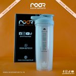 Shaker Bottle - 24 Ounce Protein Shaker Plastic Bottle for Pre & Post workout with Twist and Lock Protein Box Storage - Image 2