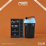 Sports Protein Shaker Bottle with Measurement Markings, 500ml - Image 2