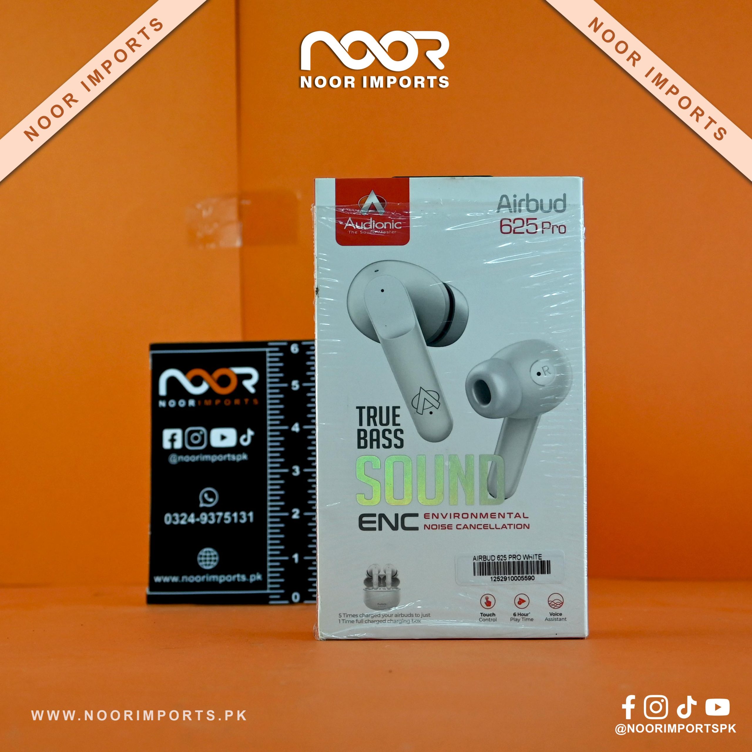 2 Audionic Airbud 625 Pro Wireless Earbuds - Image 1
