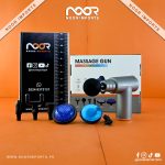 Massage Gun with Heat and Cold, Deep Tissue Percussion Massager with 6 Heads & LCD Touch Screen, Powerful 6-Speed Handheld Body Massager for Pain Relief, Quiet Portable Muscle Gun - Image 3