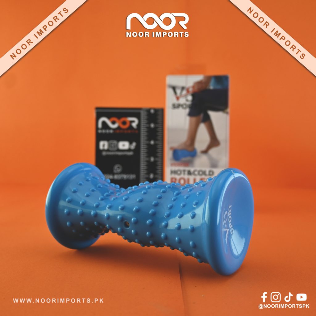 Hot and Cold Foot Roller Massager with Bumps for Soothing Heel Pain