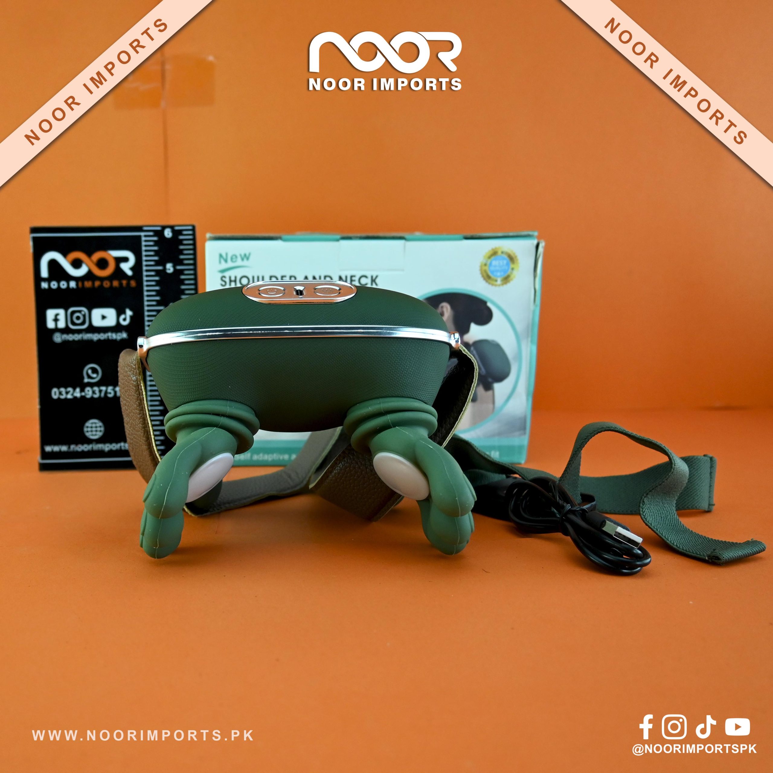 5 Portable Rechargeable Wireless Neck & Shoulder Heating Massager BLD-550 - Image 1