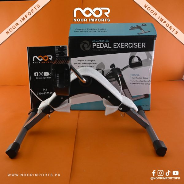 Portable Pedal Exerciser with Digital Display | Arm & Leg Workout Machine | Noor Imports