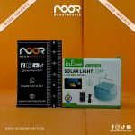 Bright Solar Flashlight USB Rechargeable Work Light with Battery Display | Noor Imports
