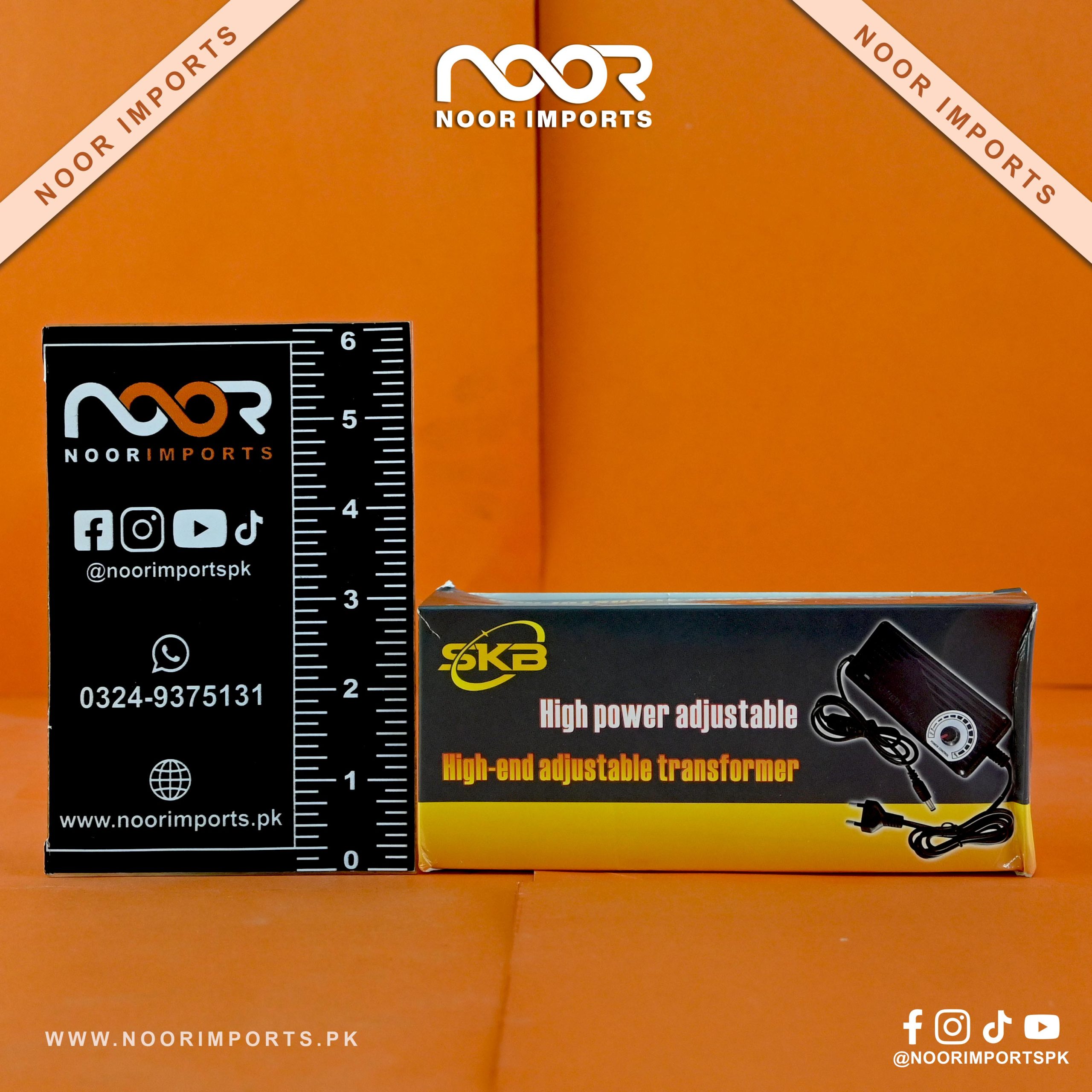 1 3-12V 3A Voltage Regulation Dimming Power Supply Adapter | LED Light Controller | Noor Imports - Image 1