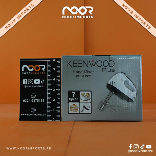 Kenwood Plus KE-133 180W 7-Speed Electric Hand Mixer & Egg Beater | Noor Imports