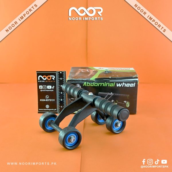 Abdominal 4 Wheel ab roller Fitness Abs Exercise Equipment