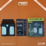 Solar Motion Sensor Wall Light Double LED Waterproof Security Lamp | Noor Imports