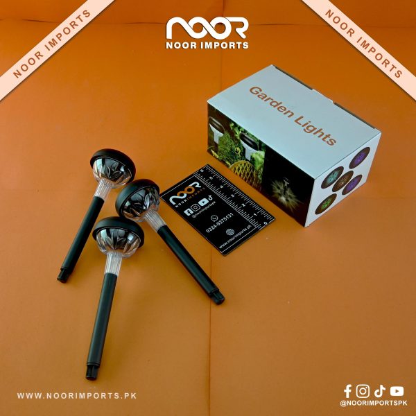 Automatic Waterproof Solar Garden Lights – Pack of 10 Pieces | Noor Imports