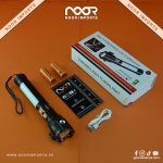 Strong Light Multifunction LED Flashlight with COB Side Light & Emergency Flashing | Noor Imports