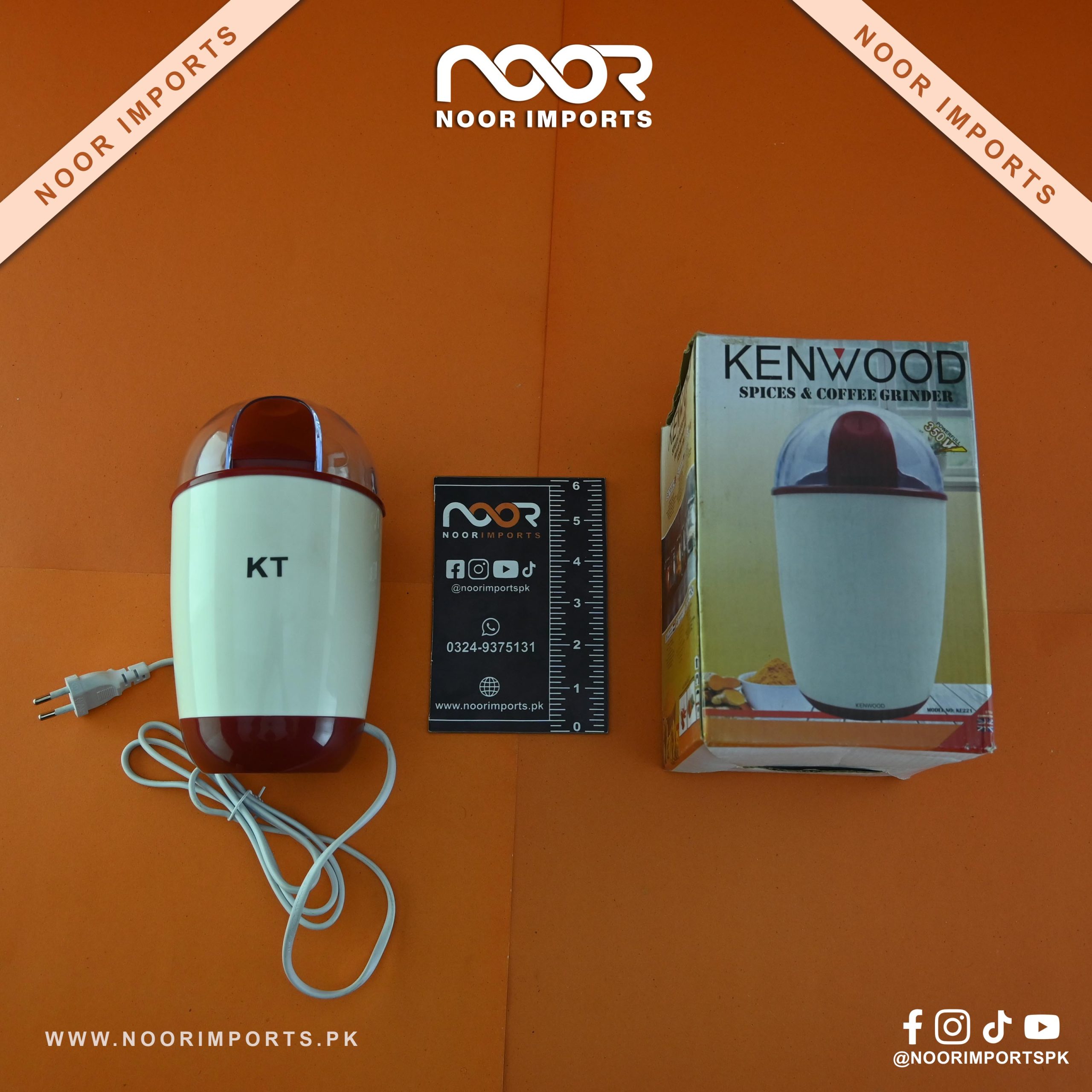 4 Kenwood Electric Coffee & Spice Grinder Stainless Steel Grain Mill | Noor Imports - Image 1