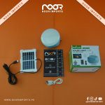 Bright Solar Flashlight USB Rechargeable Work Light with Battery Display | Noor Imports - Image 5