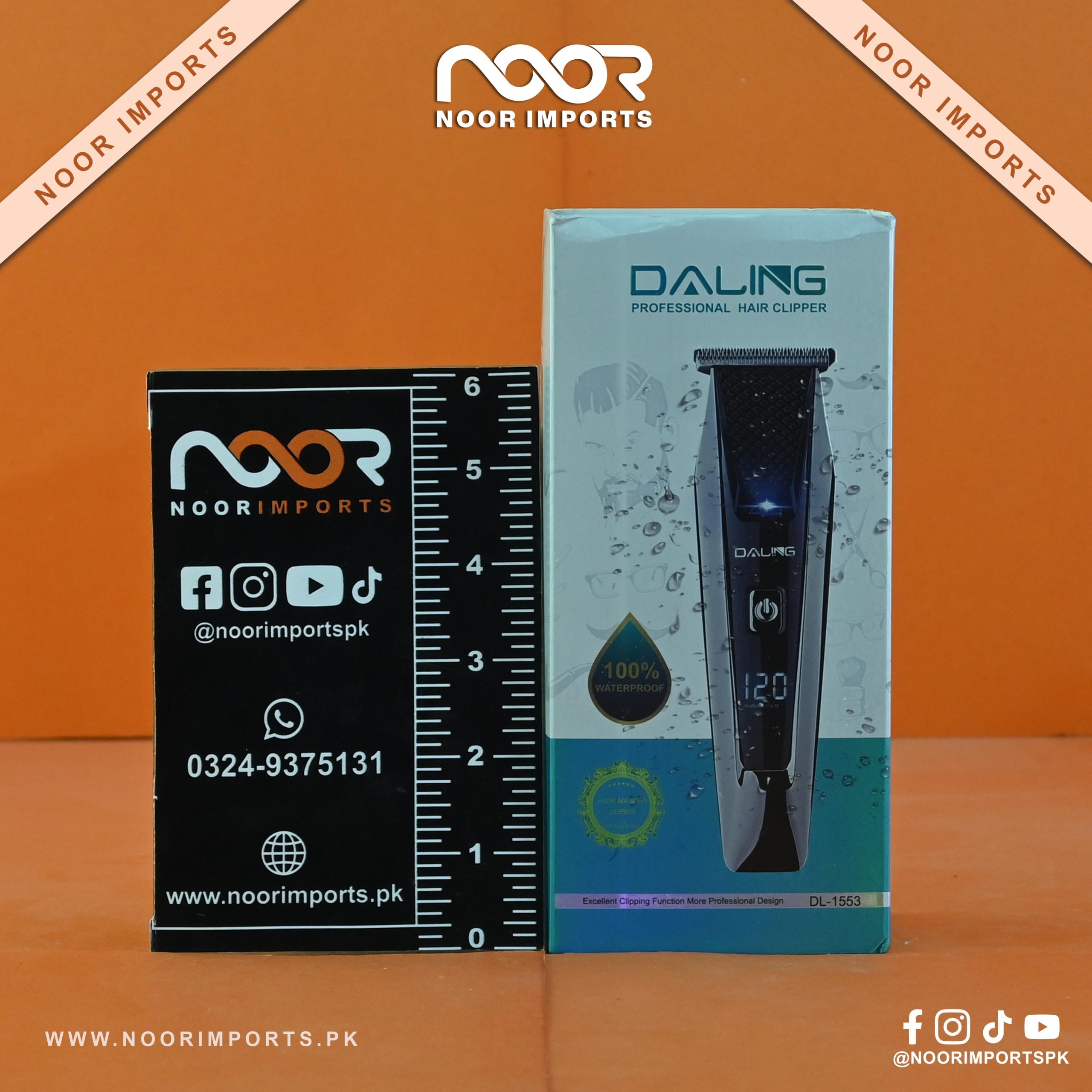 1 Daling DL-1553 Professional Hair Clipper – Waterproof Design & Excellent Clipping Noor Imports - Image 1