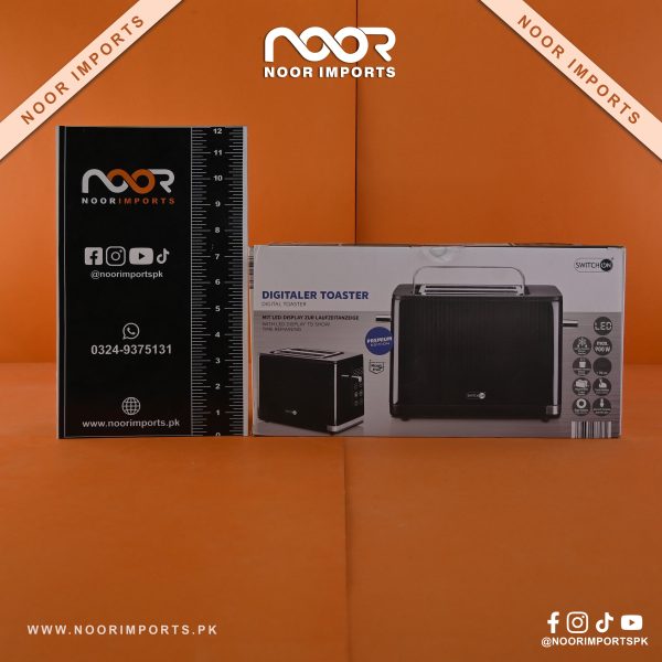 Digital Toaster 900W with LED Display – Digital Bread Toaster | Noor Imports