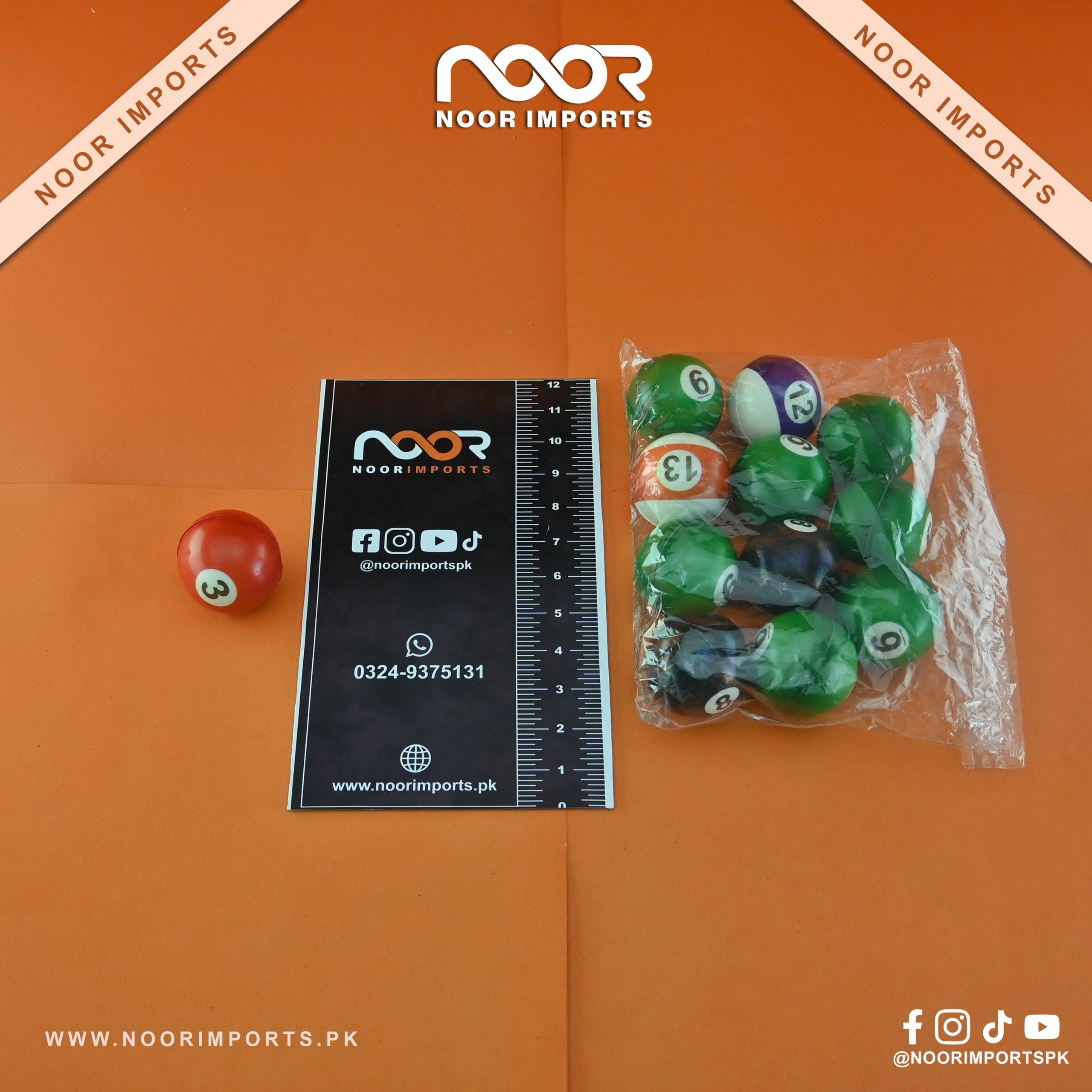 2 Colourful Pack of 12 Soft Foam Balls – Lightweight Safe Kids Play Balls | Noor Imports - Image 1