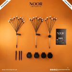 2 Pack 20 LED Solar Firefly Lights – Waterproof Garden Garland & Lawn Decoration | Noor Imports - Image 2