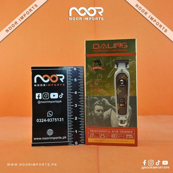 Daling DL-0059 Professional Hair Trimmer – USB Rechargeable