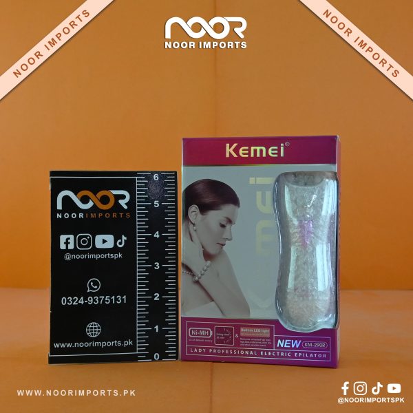 Kemei KM-290R Lady Professional Electric Epilator – 600mAh Battery