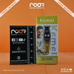 Kemei KM-519A Professional Hair Clipper – Dual Blade, LCD Display & 600mAh