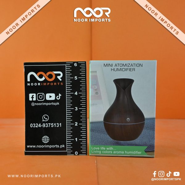 200ml Air Humidifier Essential Oil Diffuser – USB Mini Mist Maker with Colorful Light