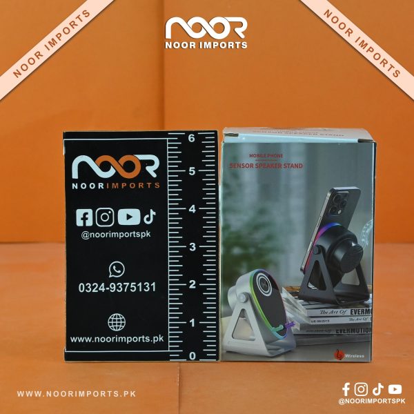 Mobile Phone Sensor Speaker Stand – Wireless Smart Bluetooth Speaker