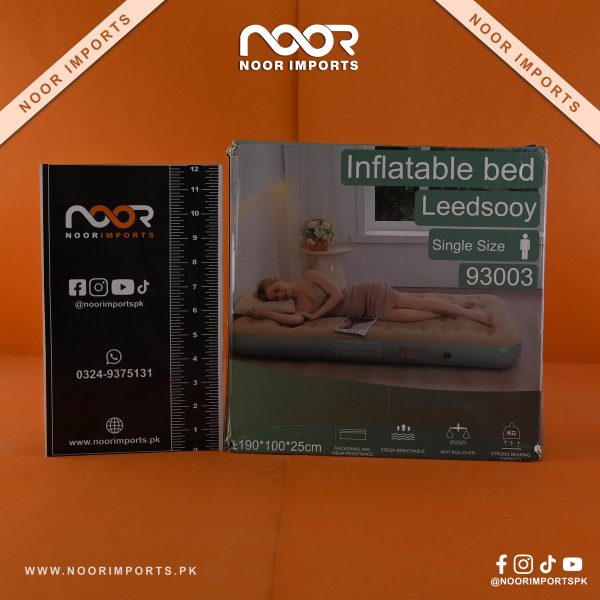 Leedsooy Inflatable Bed Single Size 93003 – Thickened Air Mattress