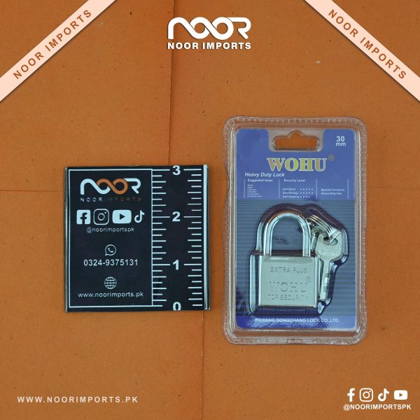 Heavy Duty 30mm Cast Iron Padlock with 3 Keys