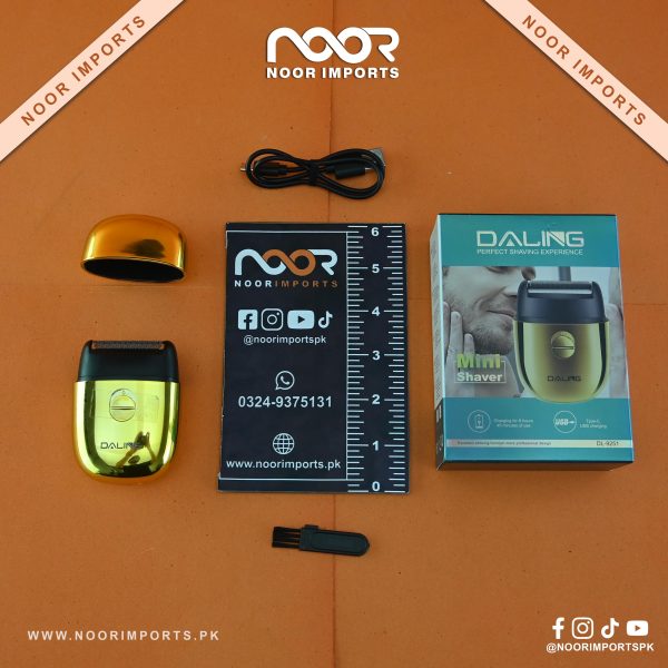 Daling DL-9251 Mini Shaver – Type-C USB Rechargeable Electric Shaver