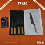4 Pcs Japanese Zillinger Knife Set – Kitchen Cutting Knives - Image 4