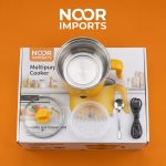 600W Electric Hot Pot 1.5L – Mini Rice Cooker & Frying Pan