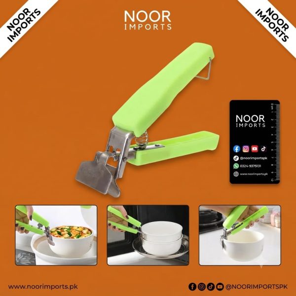 Stainless Steel Bowl Gripper Clip – Anti-Scald Pot Holder