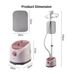 Standing Steam Iron 2000W – Garment Steamer with 1.8L Tank - Image 9